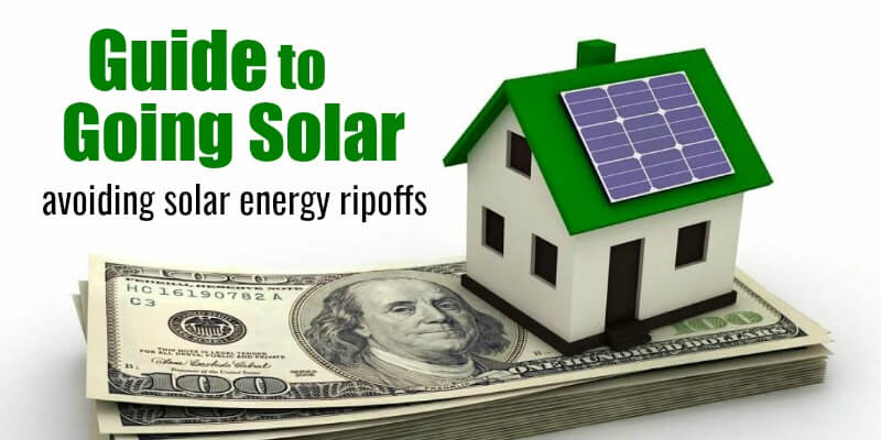 Solar energy ripoffs